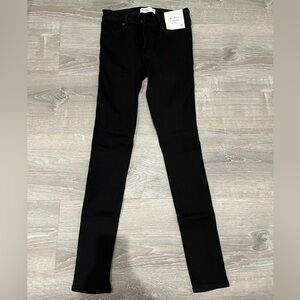 NWT Abercrombie skinny jeans 2 Long black